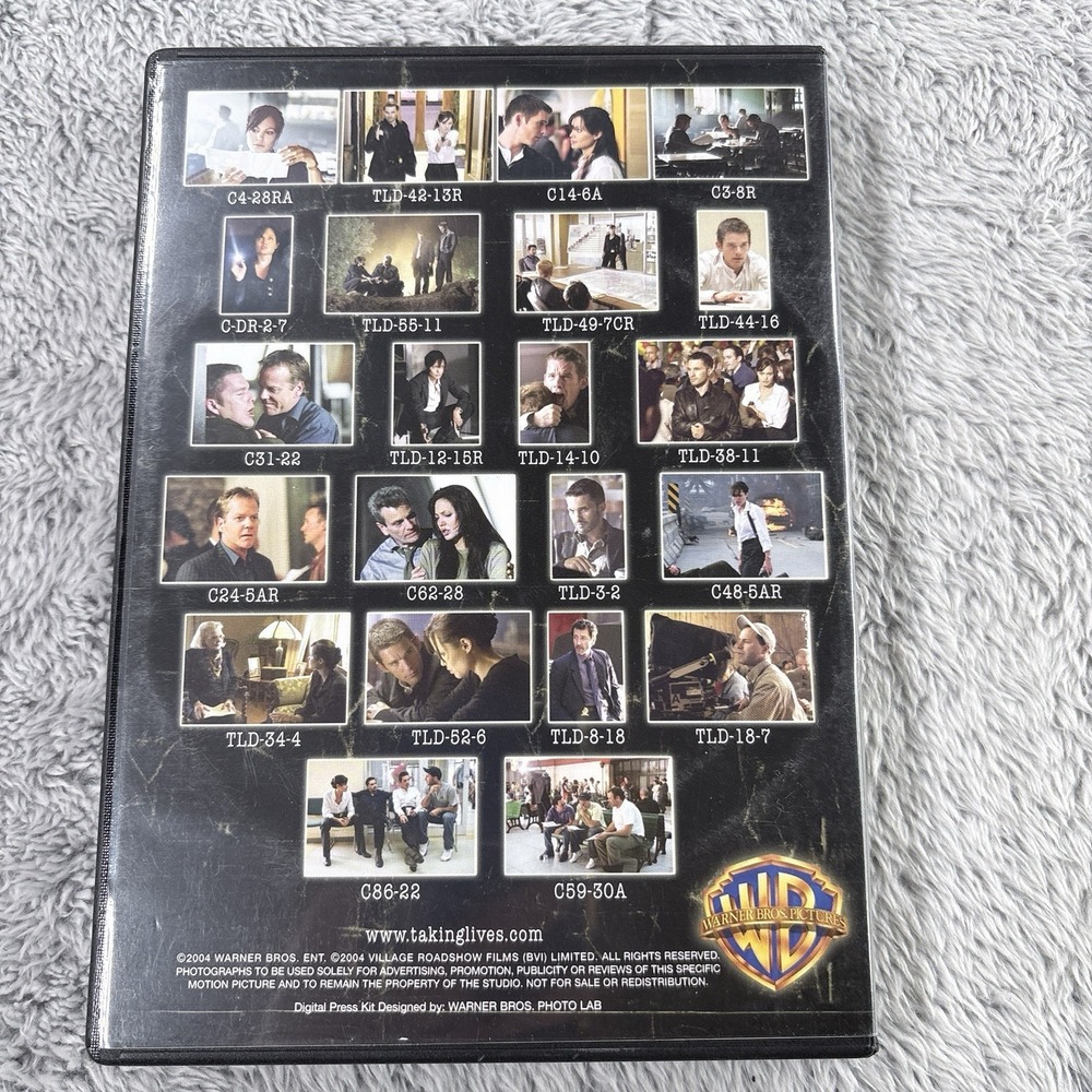 Taking Lives  & Shark Tales CD-Rom Digital Press Kit w/ Notes - Picture 4 of 7